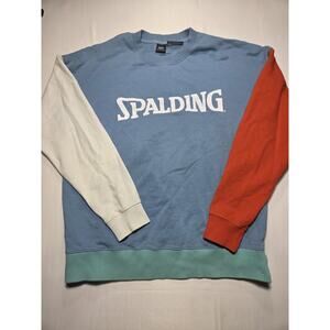 Zara Spalding Women's Pullover Sweatshirt Size L Longsleeve Colorblock